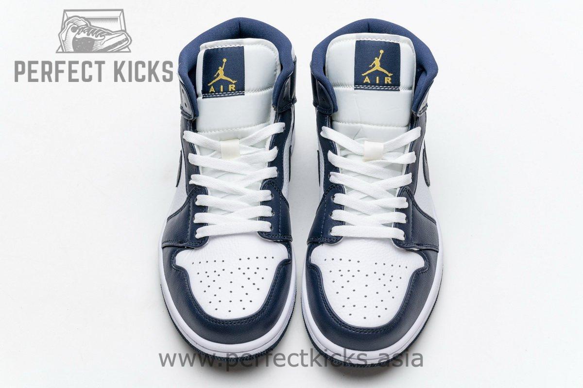 554724-174 Air Jordan 1 Mid Obsidian - Image 5