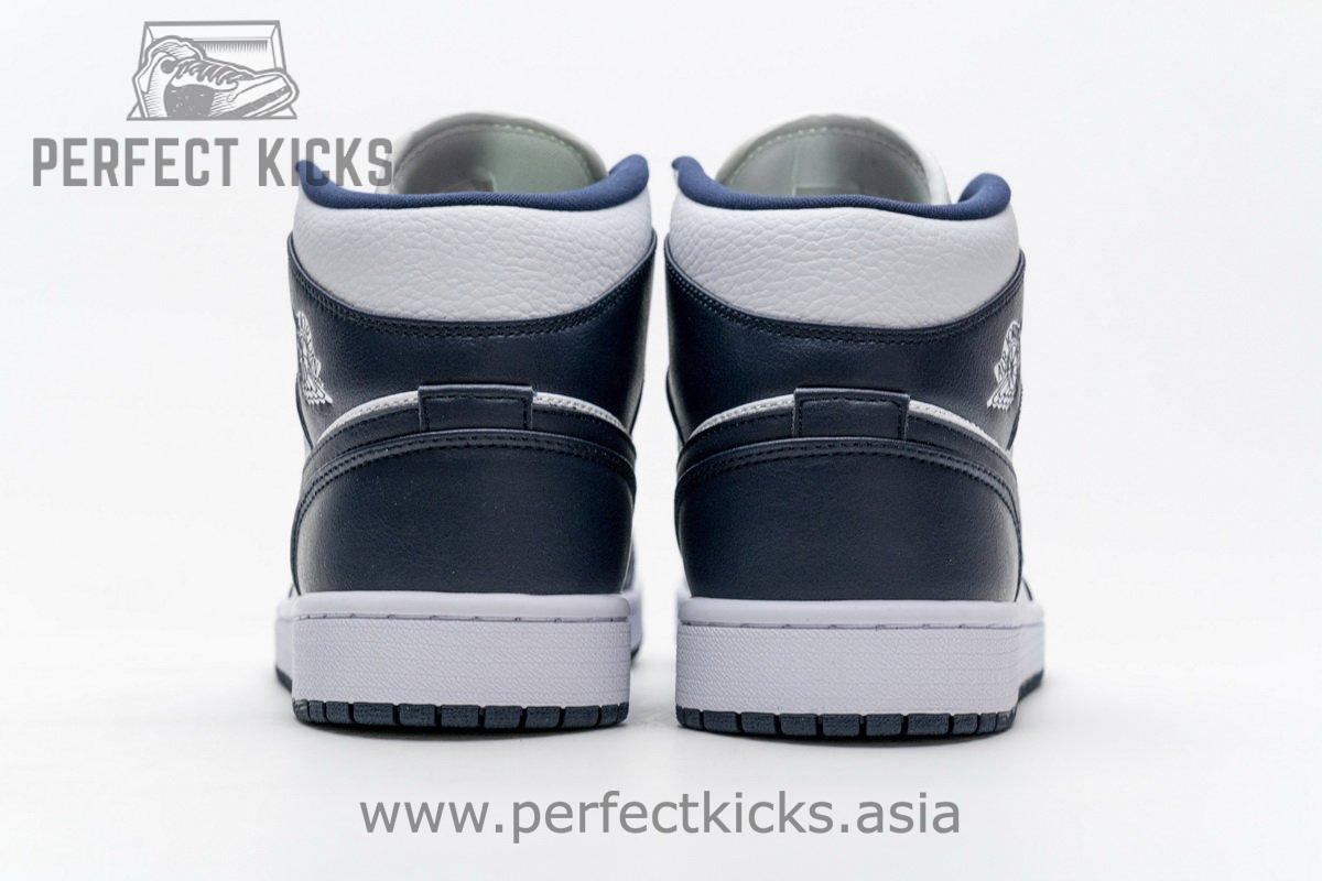 554724-174 Air Jordan 1 Mid Obsidian - Image 8