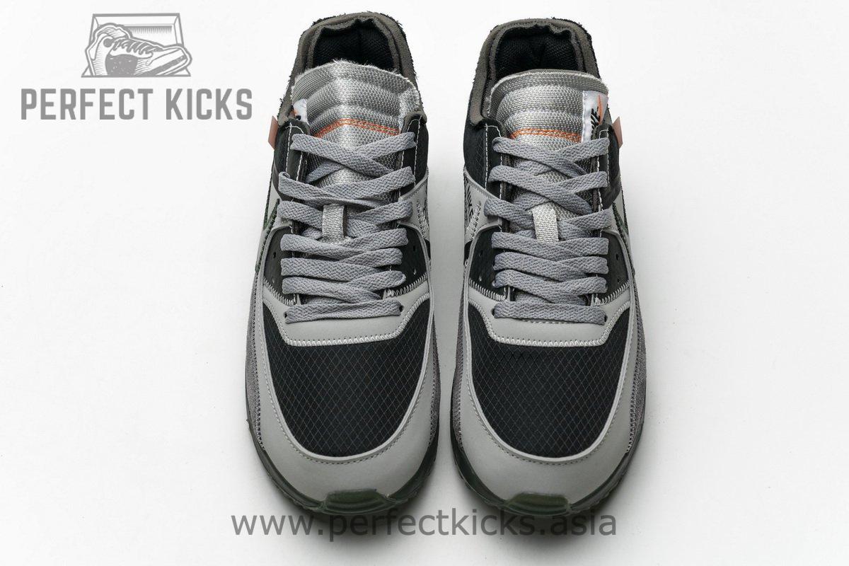 OFF-White x Nike Air Max 90 Grey - Image 8