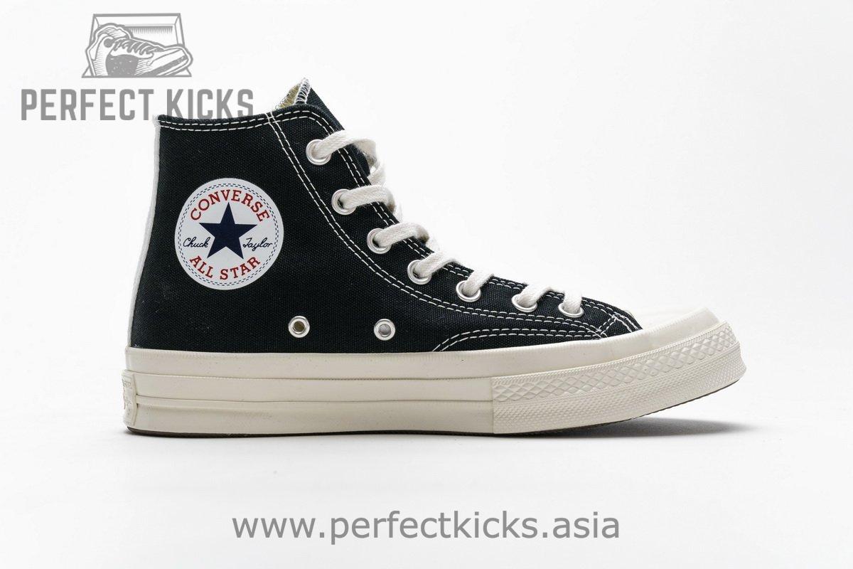 150204C CDG Play x Converse Chuck Taylor All Star 70 High Top - Image 8