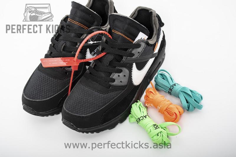 Off-White x Nike Air Max 90 “All Black” AA7293-001 - Image 8