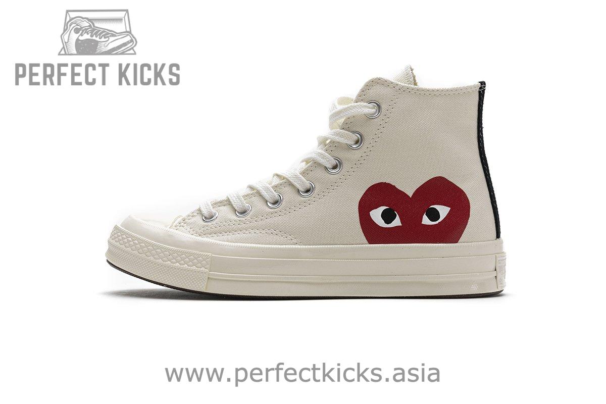 150205C CDG Play x Converse Chuck Taylor All Star 70 High Top
