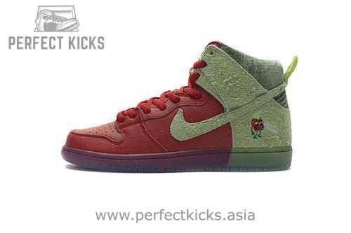 CW7093-600 Nike SB Dunk High "Strawberry Cough" - Image 10