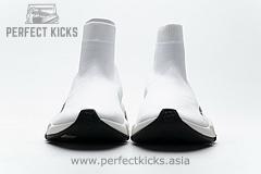 Balenciaga Speed Clear Sole Sneaker White Black - Image 2