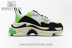 483513 W06E1 1008 Balenciaga Triple S White Green - Image 2