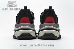 483513 W06E1 1006 Balenciaga Triple S Black Red Grey - Image 10