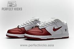 Nike Dunk SB Low White Red CK3480-600 - Image 2