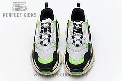 483513 W06E1 1008 Balenciaga Triple S White Green - Image 7