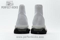 Balenciaga Speed Clear Sole Sneaker White Black - Image 3