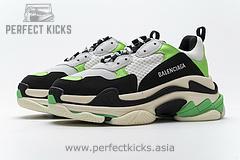 483513 W06E1 1008 Balenciaga Triple S White Green - Image 8