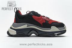483513 W06E1 1006 Balenciaga Triple S Black Red Grey - Image 2