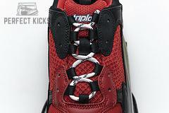 483513 W06E1 1006 Balenciaga Triple S Black Red Grey - Image 9