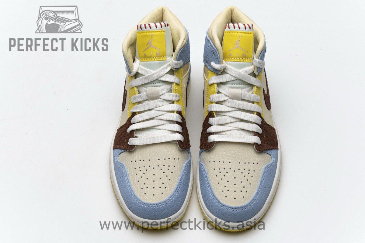 CU2803-200 Air Jordan 1 Mid SE “Maison Chateau Rogue Fearless” - Image 7