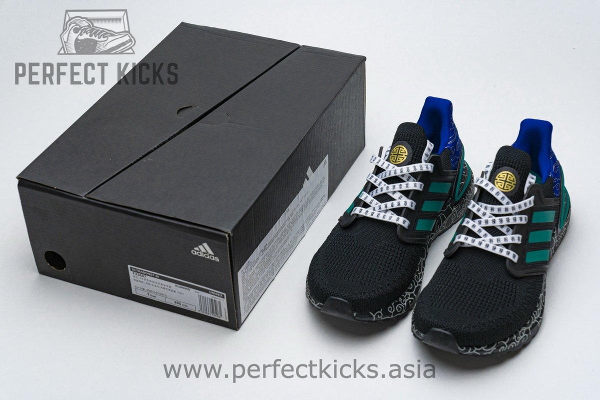 FX8887 adidas Ultra BOOST 20 CONSORTIUM Black Glory Green Real Boost - Image 3