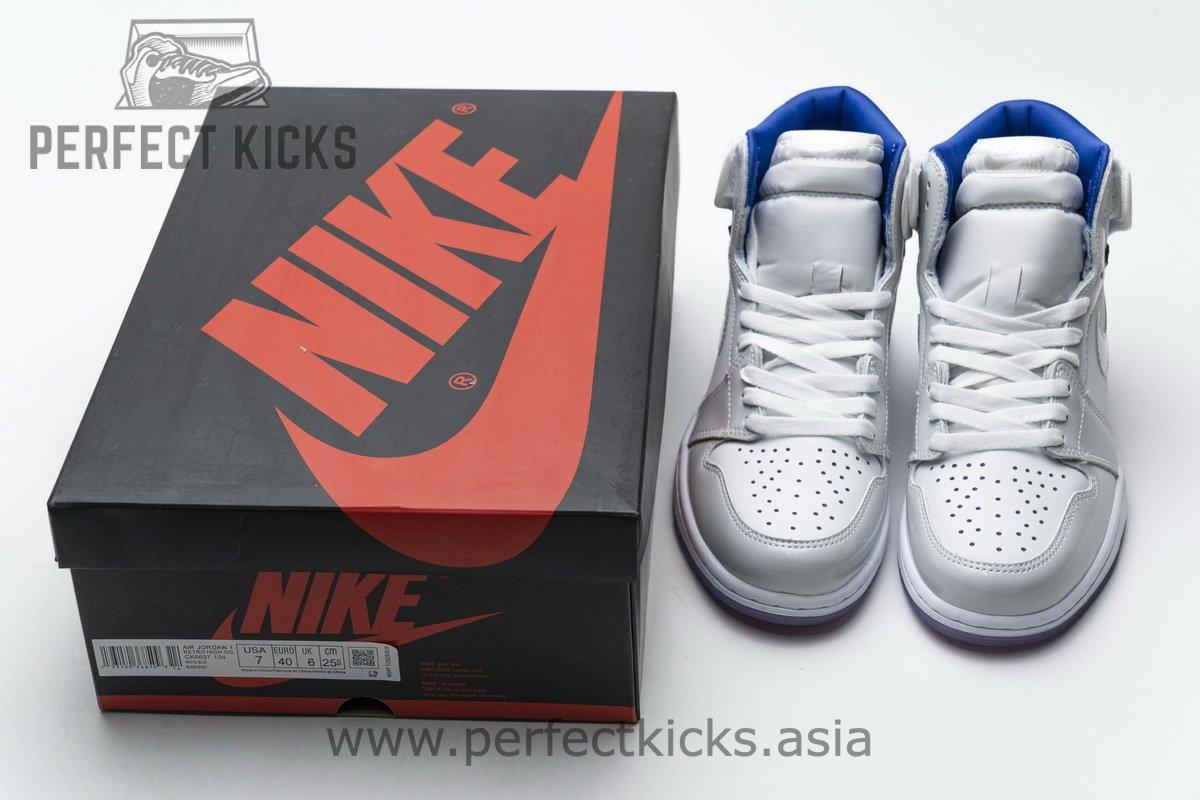 CK6637-104 Air Jordan 1 Zoom “Racer Blue” - Image 2