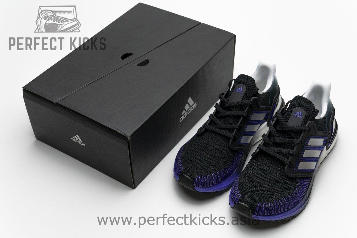 FV0033 adidas Ultra BOOST 20 CONSORTIUM Core Black Silver Real Boost - Image 2