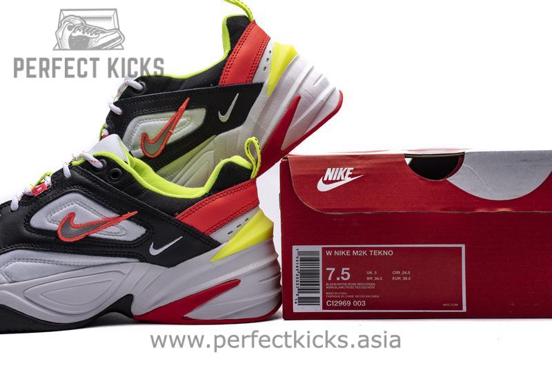 Nike M2K Tekno Black Volt Crimson CI2969-003 - Image 2