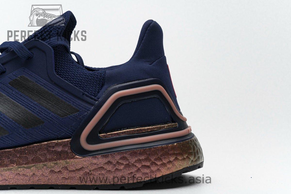 FV4394 adidas Ultra BOOST 20 CONSORTIUM Dark Blue Gold Real Boost - Image 17