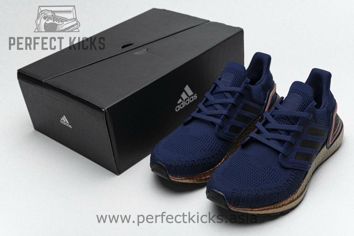 FV4394 adidas Ultra BOOST 20 CONSORTIUM Dark Blue Gold Real Boost - Image 3