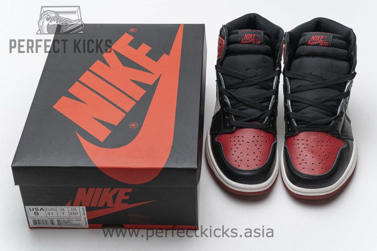 555088-610 Air Jordan 1 High OG“Bred Toe” - Image 3