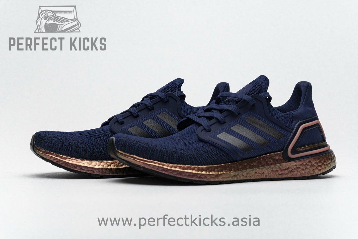 FV4394 adidas Ultra BOOST 20 CONSORTIUM Dark Blue Gold Real Boost - Image 5