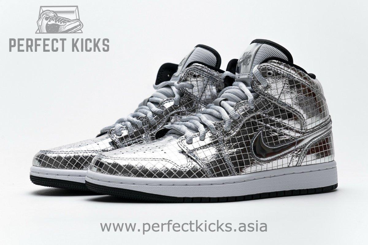 CU9304-001 Air Jordan 1 Mid SE “Disco Ball” - Image 6