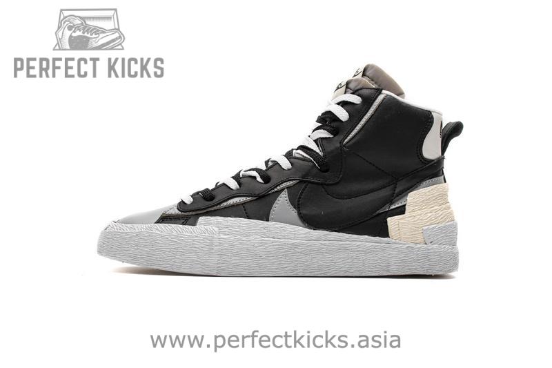 BV0072-002 Sacai x Nike Blazer Mid Black Grey