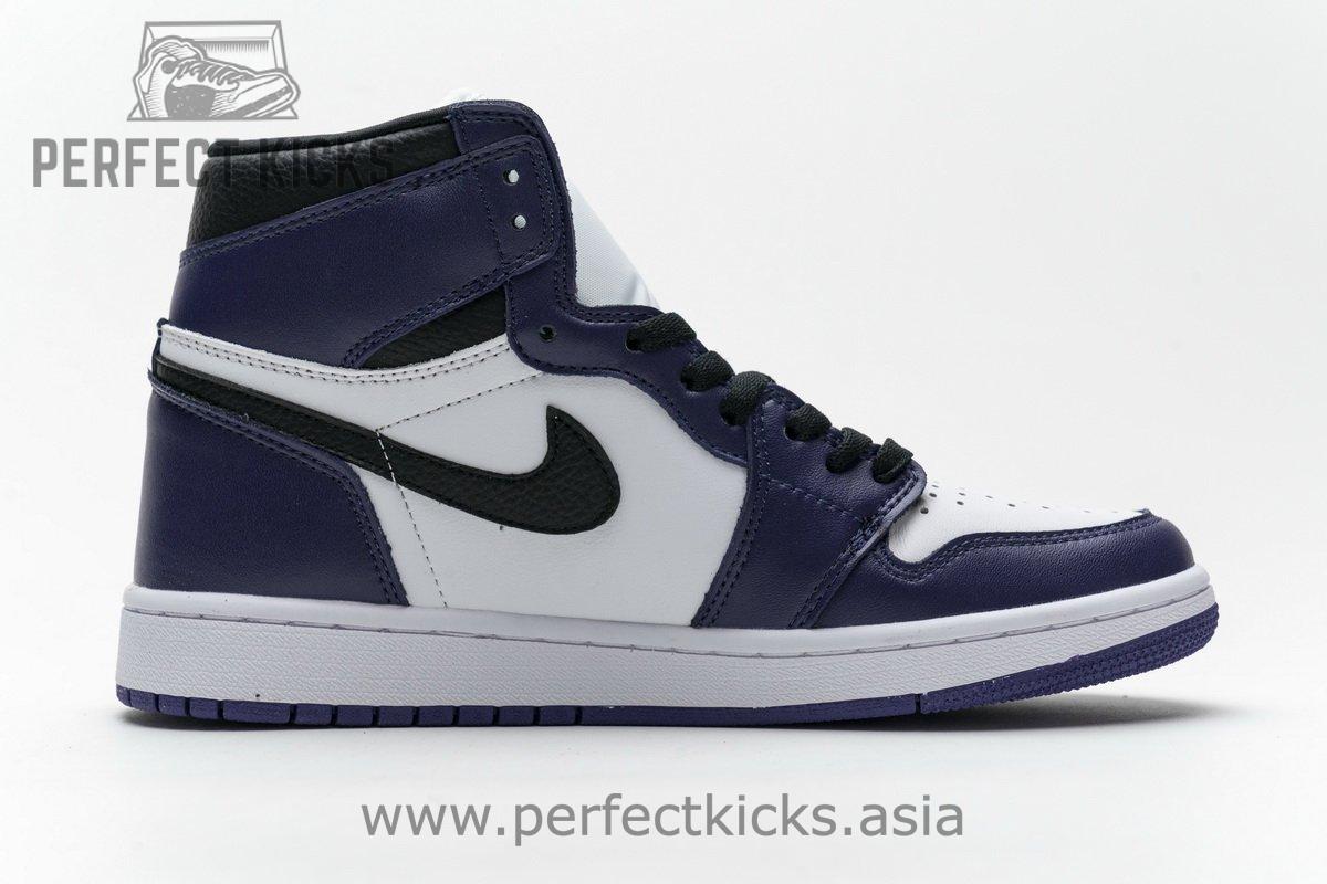 555088-500 Air Jordan 1 High OG “Court Purple” - Image 8