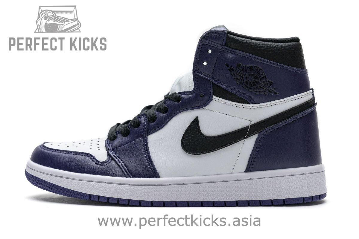 555088-500 Air Jordan 1 High OG “Court Purple”