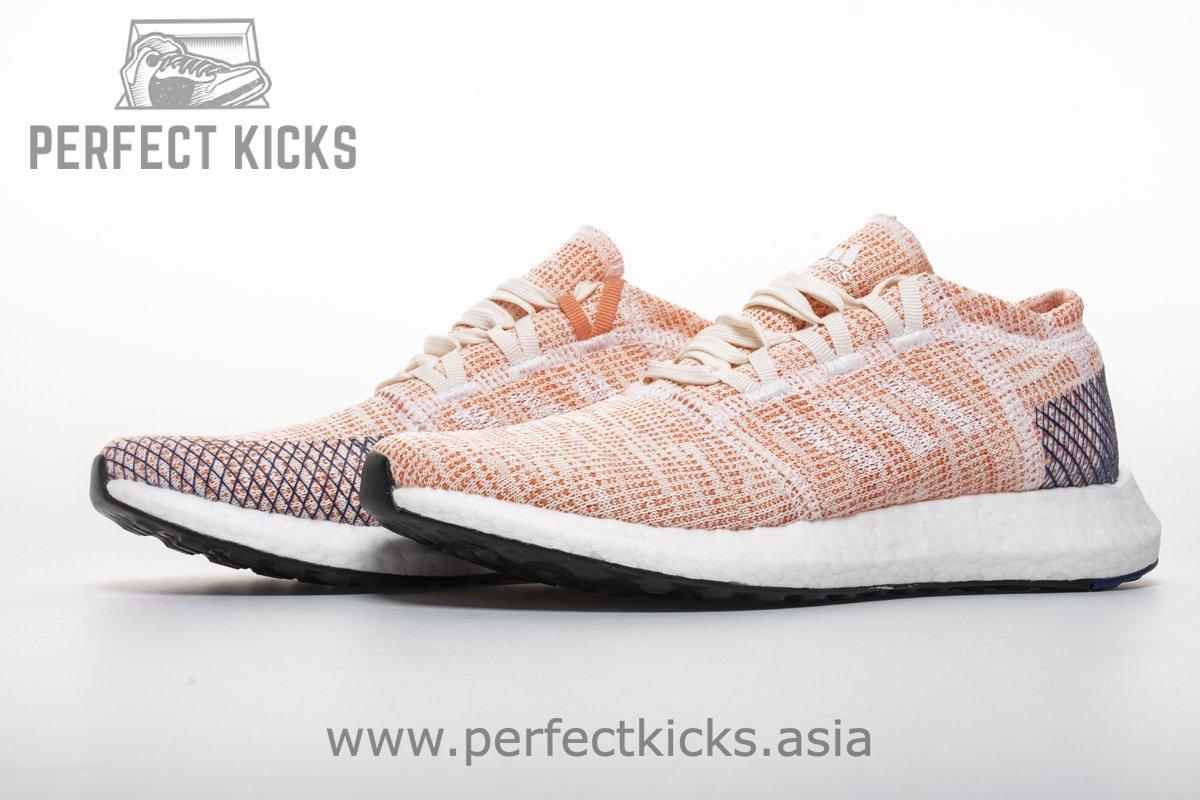 Adidas Pure Boost GO "Cloud White/Cloud White/Mystery Ink" B75666 - Image 2