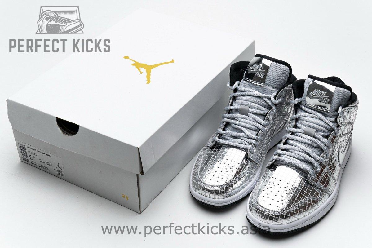 CU9304-001 Air Jordan 1 Mid SE “Disco Ball” - Image 2