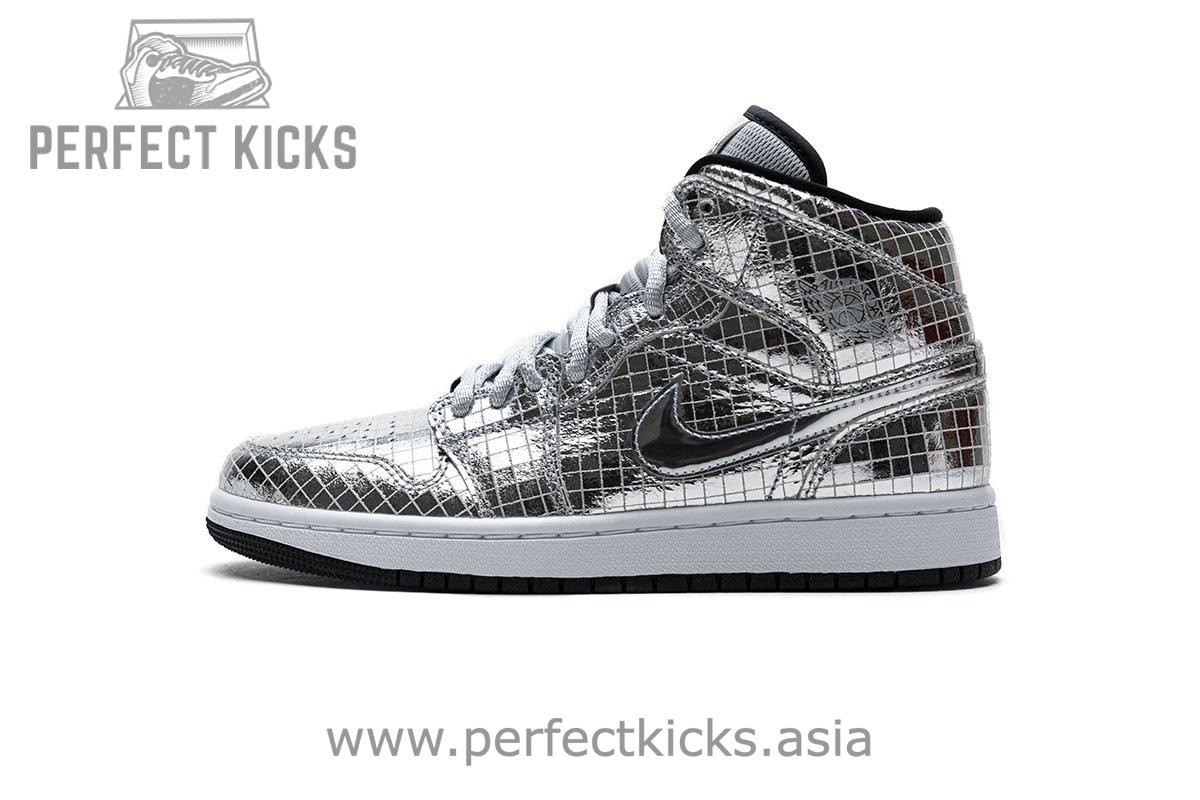 CU9304-001 Air Jordan 1 Mid SE “Disco Ball”
