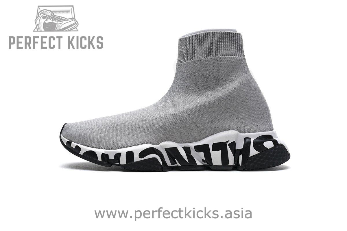 Balenciaga Stretch Mesh High Top Sneaker Grey