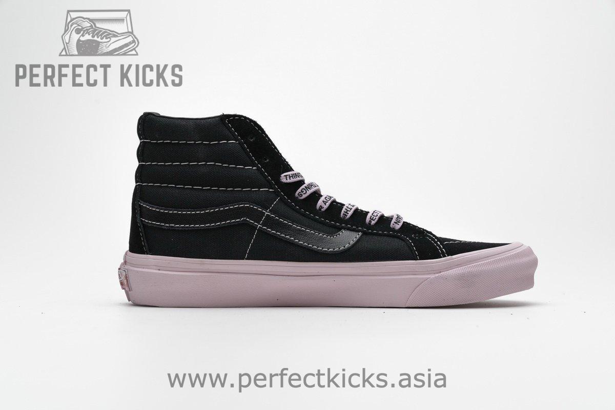 VN0A36C7OYN Vans OG SK8-HI LX Black Pink - Image 11