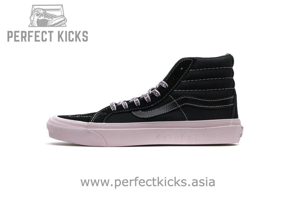 VN0A36C7OYN Vans OG SK8-HI LX Black Pink - Image 12