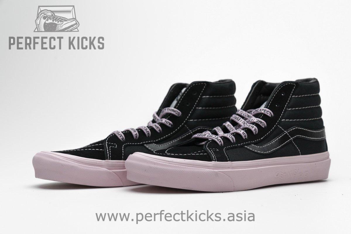 VN0A36C7OYN Vans OG SK8-HI LX Black Pink - Image 5