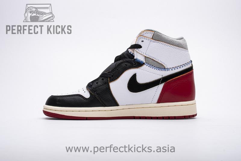 Union X Air Jordan 1 OG Hi Retro“Black Toe” BV1300-106 - Image 6