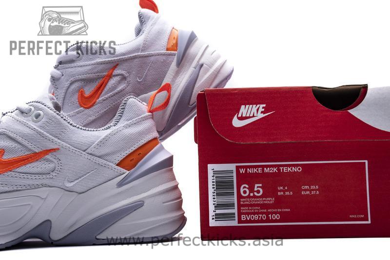 W Nike M2K Tekno Lux Denim WhiteHyper Crimson BV0970-100 - Image 2