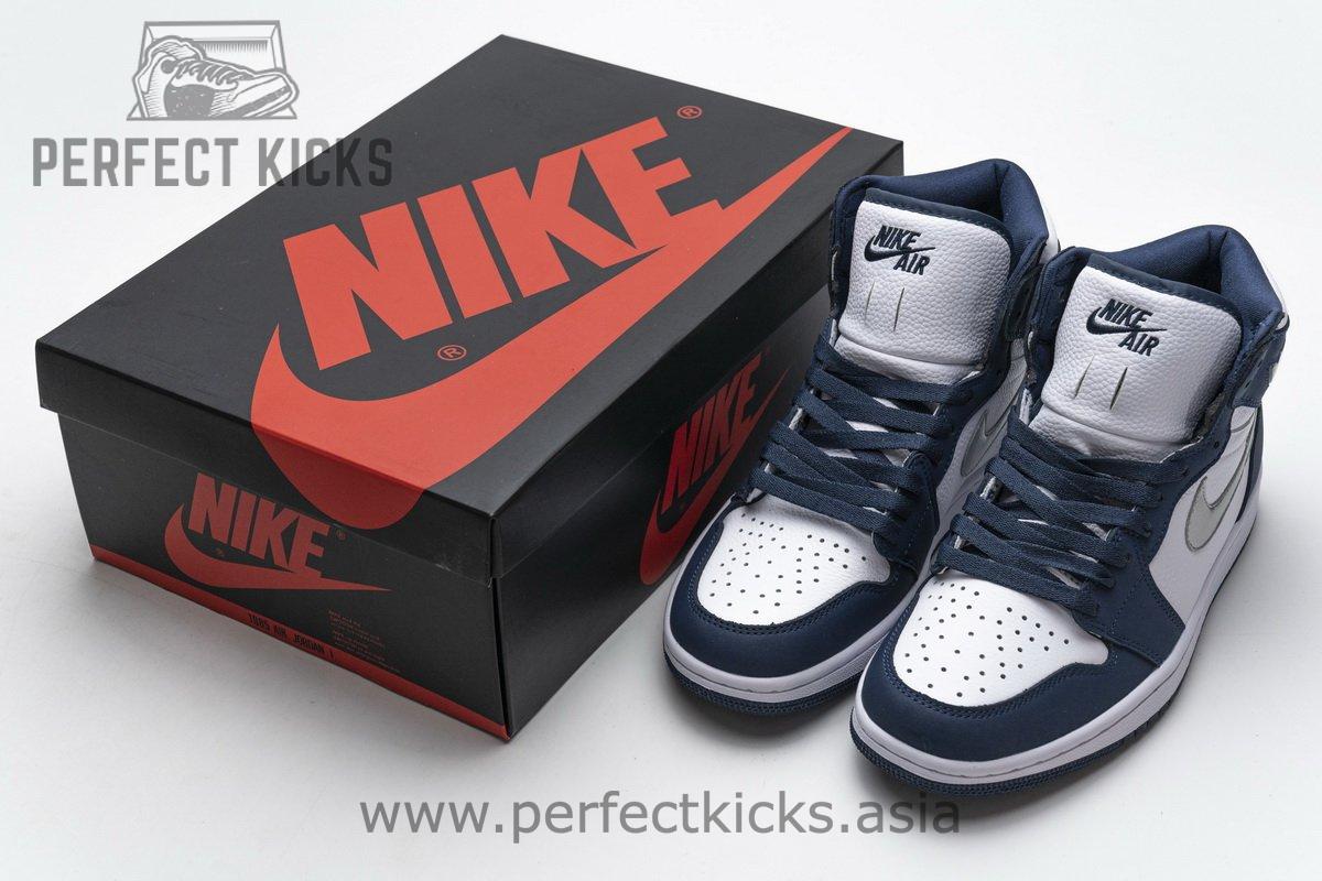 DC1788-100 Air Jordan 1 High OG Japan "Midnight Navy" - Image 3