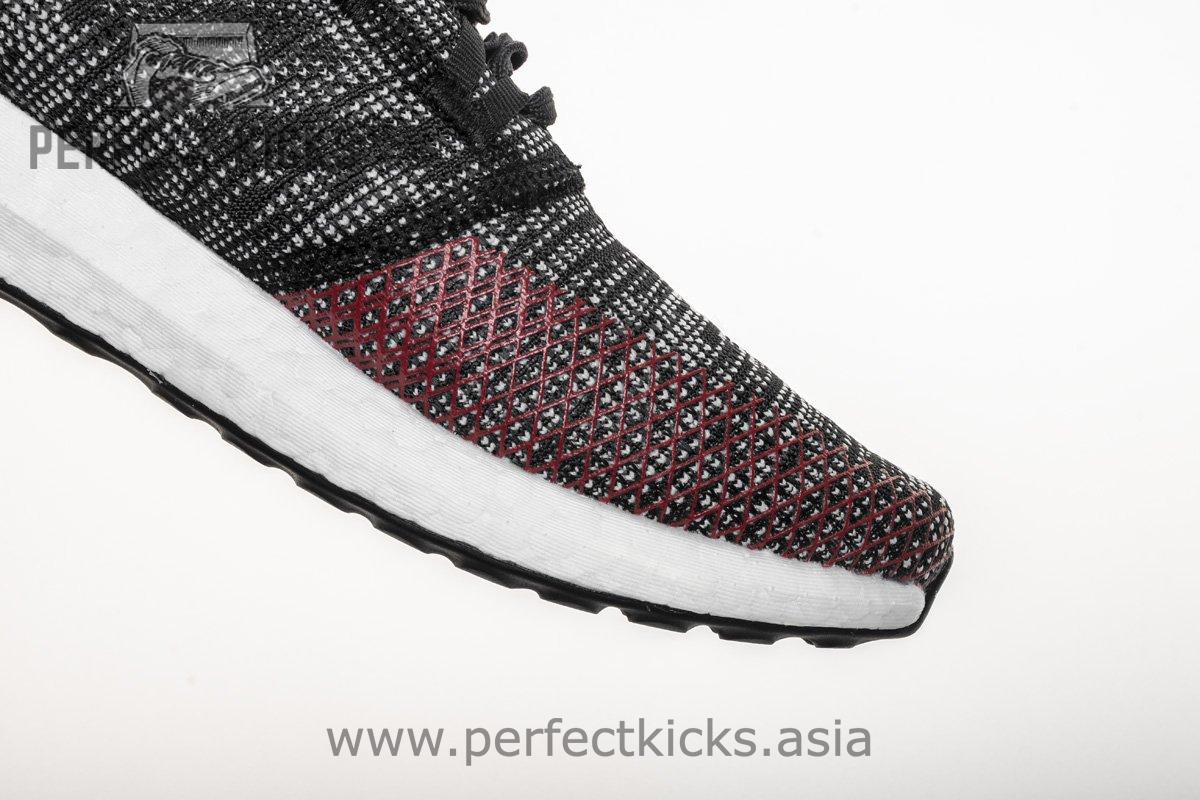 Adidas Pure Boost GO "Carbon/Core Black/Power Red" AH2323 - Image 7