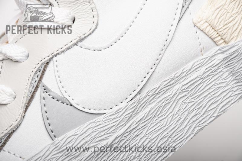 BV0072-100 Sacai x Nike Blazer Mid White Grey - Image 9