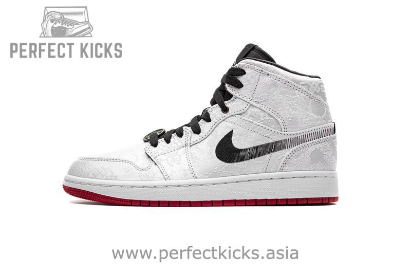 CU2804-100 Edison Chen x Air Jordan 1 Mid SE “Fearless”