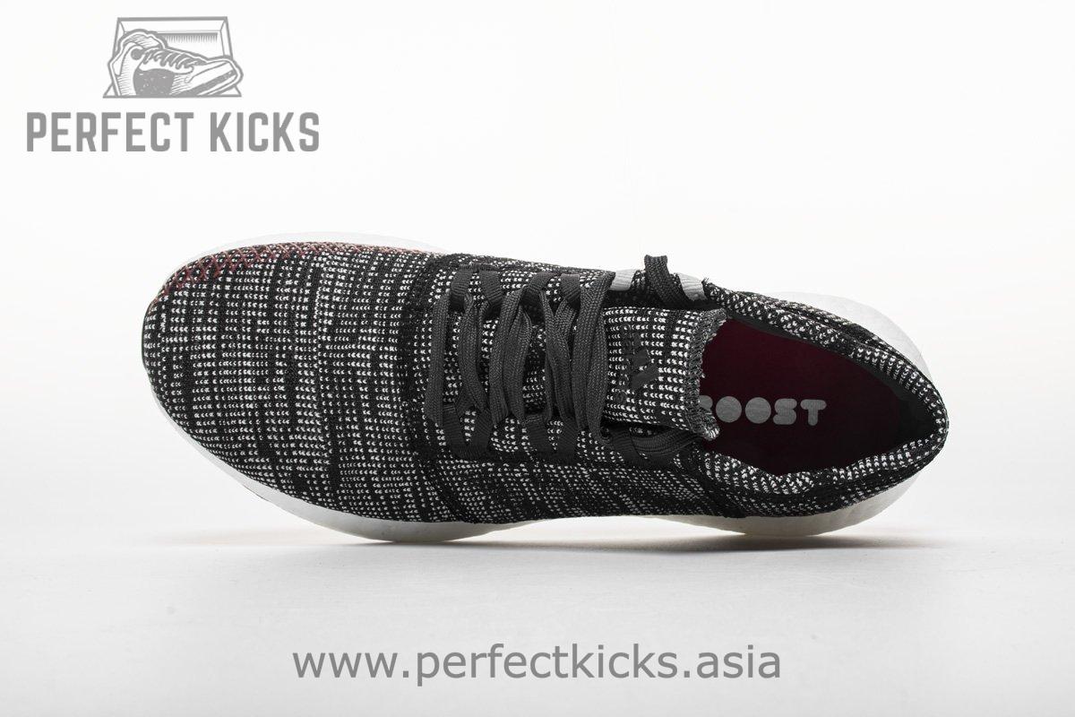 Adidas Pure Boost GO "Carbon/Core Black/Power Red" AH2323 - Image 14