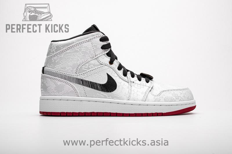 CU2804-100 Edison Chen x Air Jordan 1 Mid SE “Fearless” - Image 5