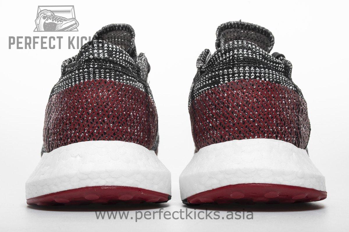 Adidas Pure Boost GO "Carbon/Core Black/Power Red" AH2323 - Image 2