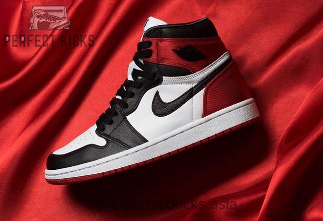 Air Jordan 1 Retro High Satin 'Black Toe' CD0461-016 - Image 6