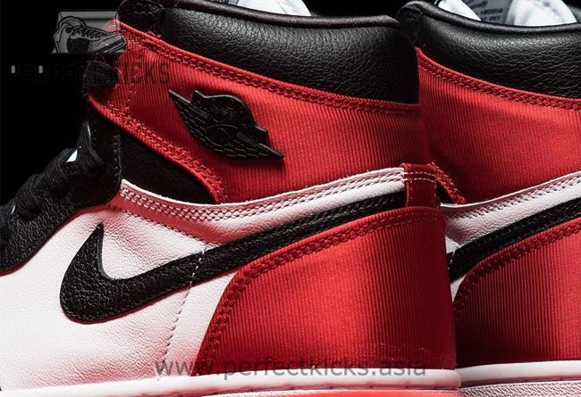 Air Jordan 1 Retro High Satin 'Black Toe' CD0461-016 - Image 3