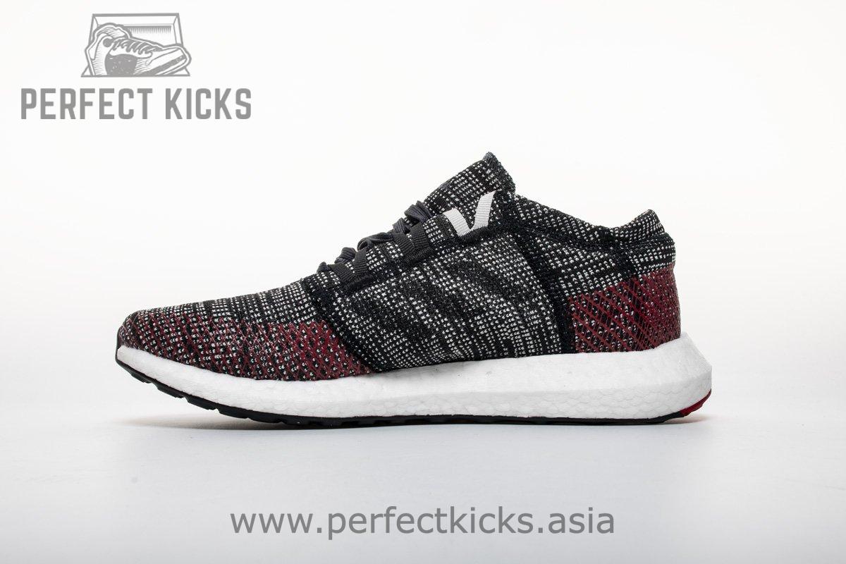 Adidas Pure Boost GO "Carbon/Core Black/Power Red" AH2323