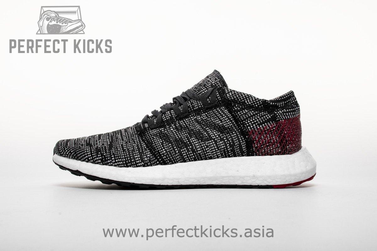 Adidas Pure Boost GO "Carbon/Core Black/Power Red" AH2323 - Image 19