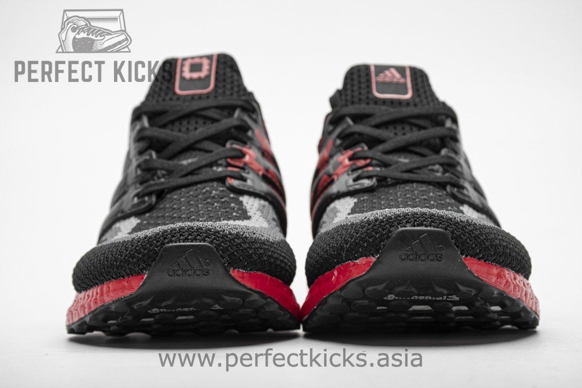 FW3724 adidas Ultra Boost 2.0 Real Boost Xi'an Black Red - Image 4